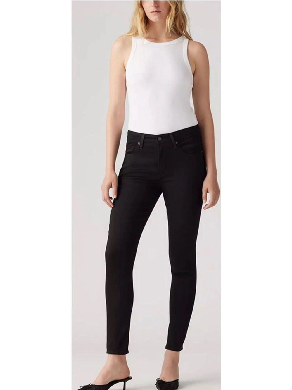Levi’s 721 High-Rise Black Skinny Jeans - Women's